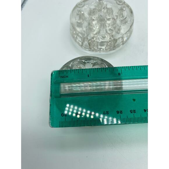 Vintage Clear Glass Flower Arranging Frog Holder‎ Lot of 3 Different Styles - Picture 4 of 5